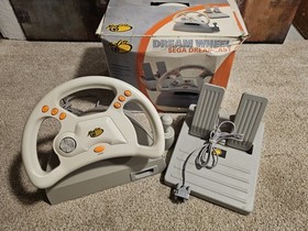  Sega Dreamcast VA1 Retro Flight & Racing Bundle - Mad Catz Accessories + 11