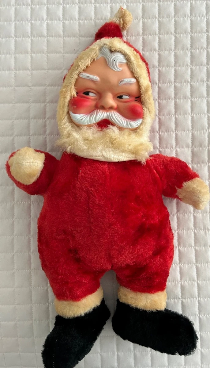 Vintage Rubber Santa for sale | eBay