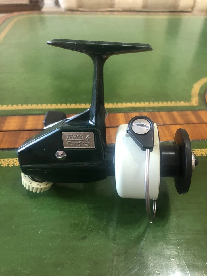 Vintage Zebco Cardinal 4 Spinning Reel Made In Sweden Refurbished Nice Reel - Image 2 of 4
