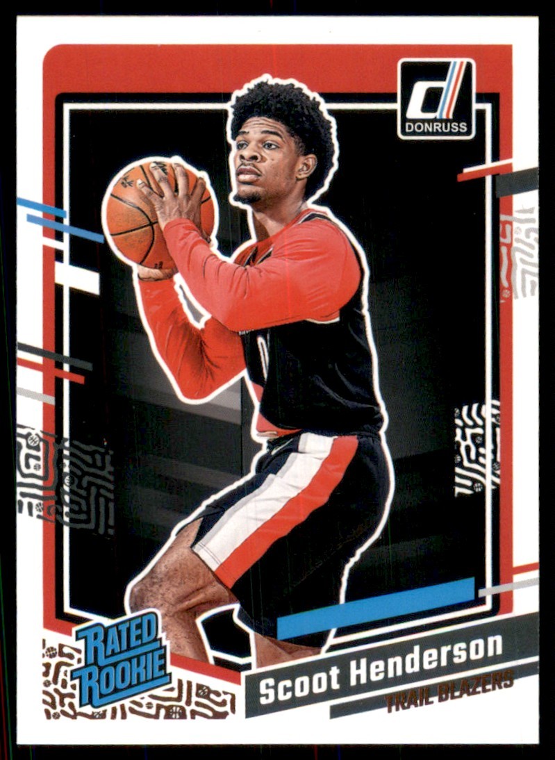 2023-24 Donruss Scoot Henderson Rookie Portland Trail Blazers #250
