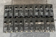 Siemens 30A, 40A, 50A 2-Pole 240V Circuit Breakers Lot Of 10