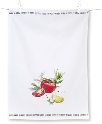 IHR Geschirrtuch ''Fresh Tomatoes'' 70x50 cm 100% Baumwolle Torchon