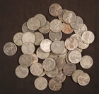 Roll of 50 - 1943 Lincoln Steel Wheat Cents - VF-AU Conditions-Nice Appearances