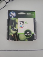 Genuine OEM HP 75XL Tri-Color High Yield Ink Cartridge CB338WN Option 140 New