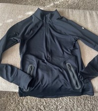 Under Armour Cold Gear Reactor 1/2 Zip Pullover Womens Small Fitted Zip Pockets