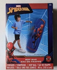 new Marvel What Kids Want Spider-Man Inflatable Punching Bop Bag Kids Exercise