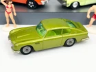 Vintage Corgi Juniors ASTON MARTIN DB6 007 Metal Hubs Lime Green Husky Era NICE!