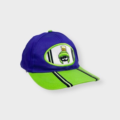 Vtg 90s Six Flags Marvin the Martian Snapback Hat, Looney Tunes
