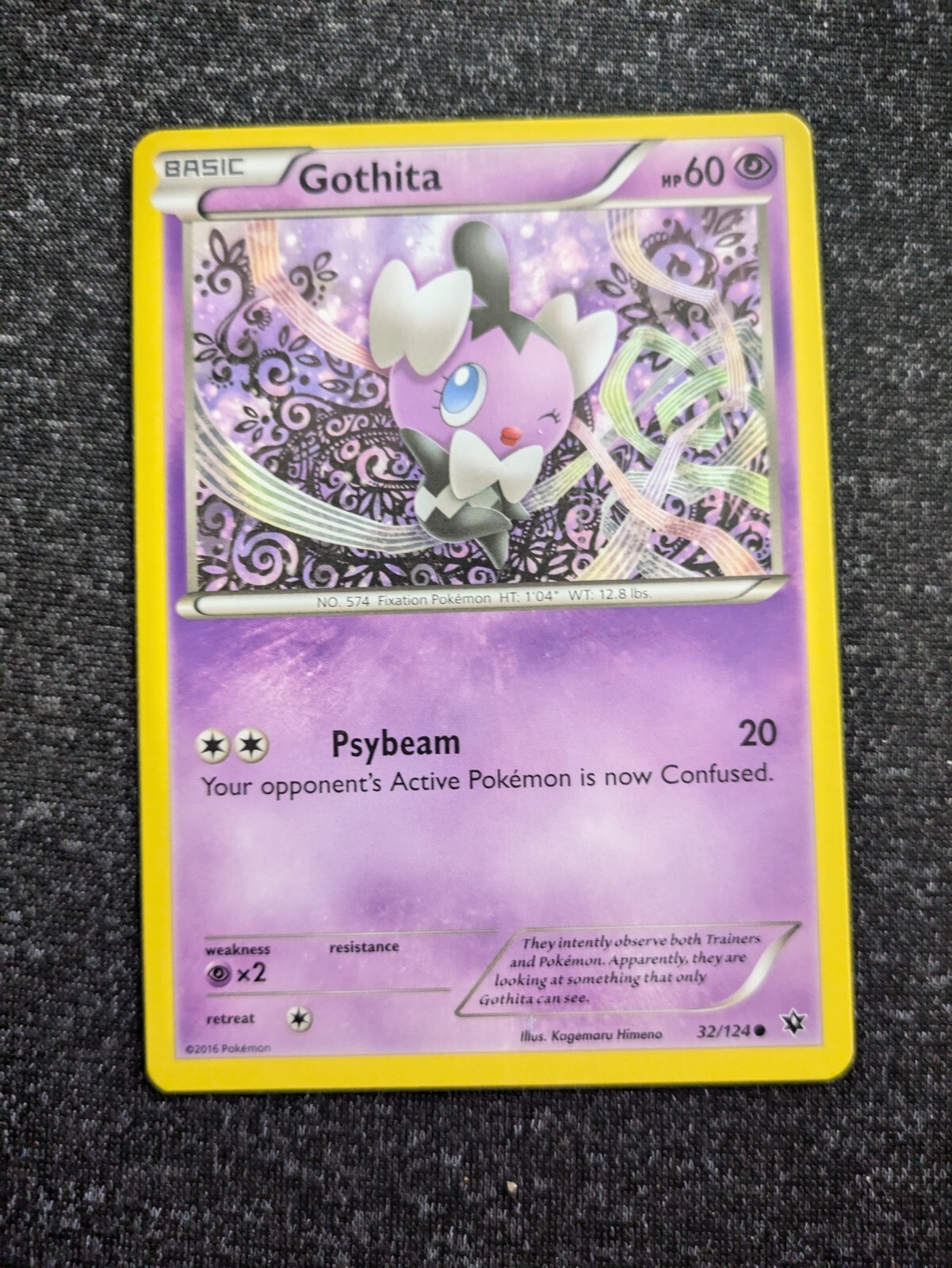 Gothita 32/124- Fates Collide- Regular Common- NM/M