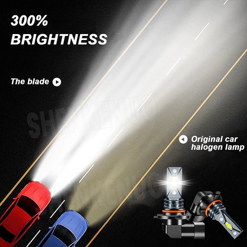 SHENKENUO® 9145 9140 H10 LED Fog Driving Light Bulbs Super White 6000K 2X - Imagen 7 de 12