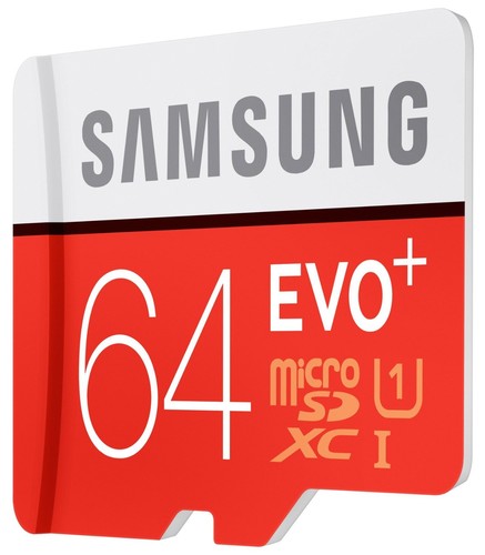 Carte mémoire flash SAMSUNG EVO Plus 64 Go MicroSD Micro SDXC C10 avec adaptateur SD - Photo 3 sur 3