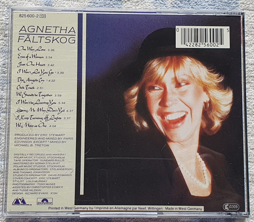 Agnetha Fältskog – Eyes Of A Woman CD - Bild 2 von 2