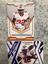 2024 Sage Treveyon Henderson 2 Parallel Lot #137 base Silver #87 Next Level Blue