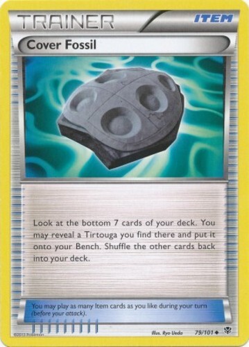 Pokemon - Cover Fossil - 79/101 - Uncommon - Plasma Blast - NM