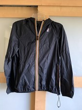 K-way Claude Klassic Packable Windbreaker Rain Jacket / Navy / Small