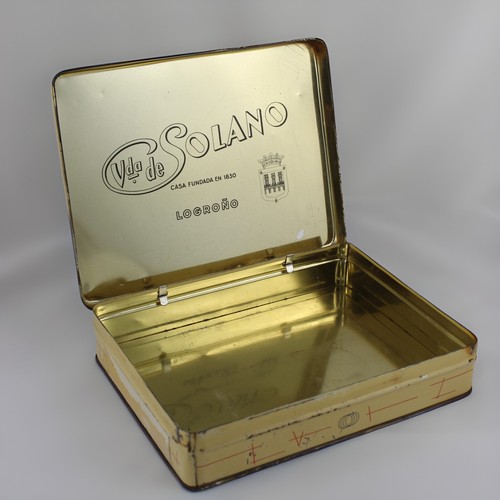 VINTAGE Caja Hojalata Caramelos VIUDA DE SOLANO Logroño Metalgrafia DE ANDREIS ⚜ - Foto 4 di 6