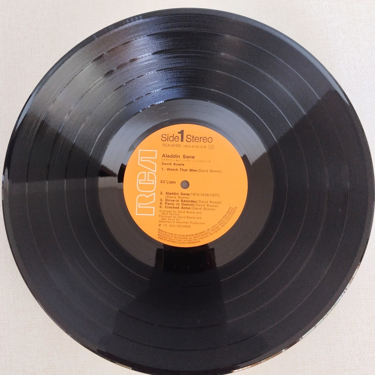 LP デビッド・ボウイー アラジン・セイン RCA6100 RCA /00400 David Bowie / Aladdin Sane VINYL RECORD JAPAN /OBI RCA-6100 | eBay