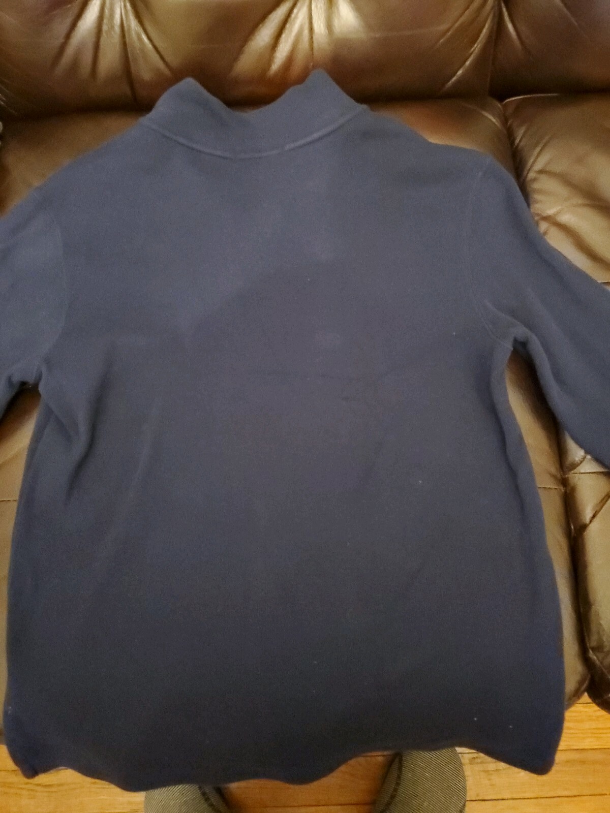 Boys clothes size 1416 Navy Blue Zipper Neck Polo Ralph Lauren Sweater