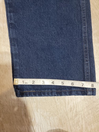 Rustler Men's Jeans Size 36 X 32 Dark Wash Blue Straight Leg - Picture 4 of 8