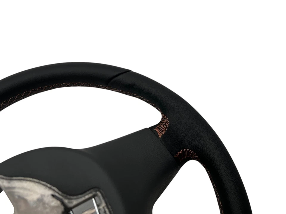 VW Up! original Volante Cuero 1S Costura Negra Sioux E-Up! Sport OEM Foto 4 de 4