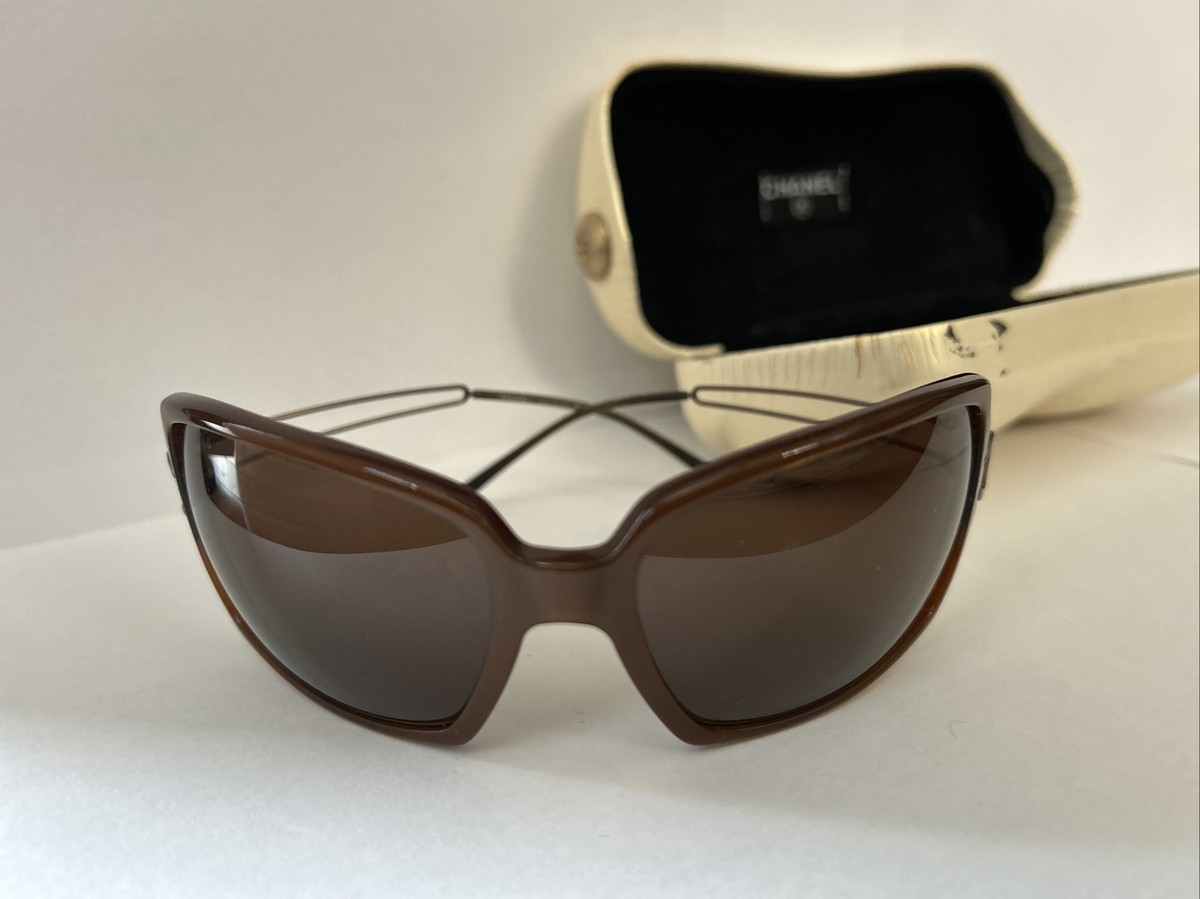 CHANEL トータスシェル サングラス CHANEL Sunglasses: Rectangle Sunglasses, acetate — Fashion