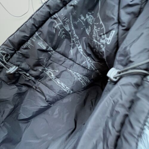 Vintage Element Puffer Jacket Men Medium Black Gray Coat Skate All Over Print - Picture 5 of 14