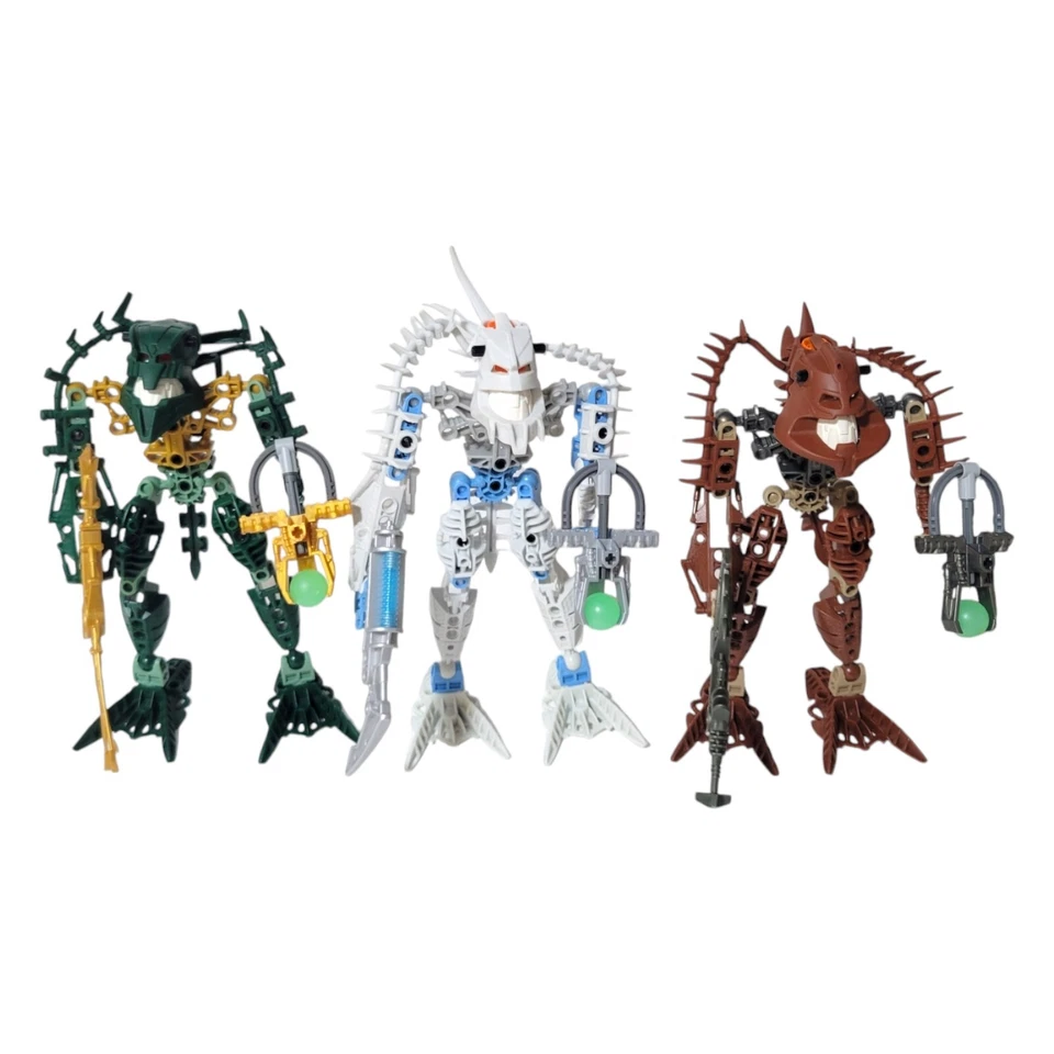2006 LEGO Bionicle PIRAKA (8900-8905) со светящимися глазами и заморскими сферами  - Изображение 2 из 4