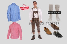 Lederhosen,Lederhosen Outfit,Oktoberfest Lederhosen Set,German Bundhosen Dress