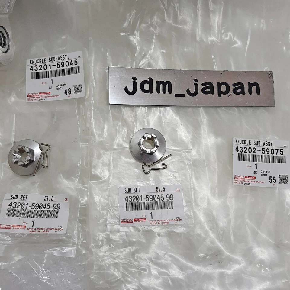 丰田雷克萨斯 LS460 LS600h 正品转向主轴关节套装 LH & 右握 原始设备制造商 — 第 3/4 张图片