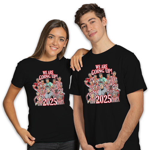 Sunderland Promoted 2025 Adult Unisex T-Shirt Tee Design 1 S-XXXL Top Fans Gift - Picture 3 of 12