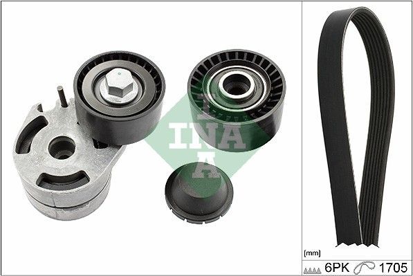 Schaeffler INA 529 0012 10 Keilrippenriemensatz FüR CitroËN Ford Mazda Peugeot-image