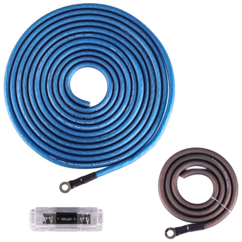 NUEVO KIT DE CABLEADO AMPLIFICADOR CCA SKAR AUDIO CALIBRE 4 1.200 VATIOS CON RCA (SKAR4ANL-CCA) - Imagen 4 de 6