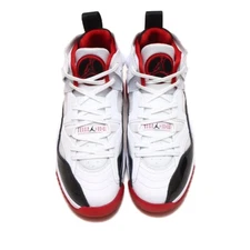 Men Size 11.5US Air Jordan JumpMan Two White Basketball Sneakers Top Trainers