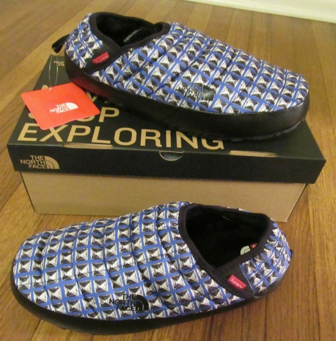 Supreme The North Face Studded Traction Mule Size 11 Blue SS21 TNF DS NIB  2021