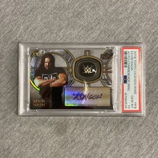 2018 Topps Legends WWE Kevin Nash Commemorative HOF Ring Auto PSA 10