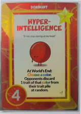 Doomlings A Game For The End Of The World Holo-Foil Hyper-Intelligence Card