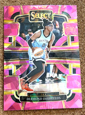 2024 Panini Select WNBA Pink Ice Prizms #100 Diamond DeShields Chicago Sky