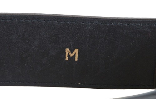 GIANNI VERSACE Vintage Medusa Head Belt Patent Leather Black Size EU 70 US 28 - Picture 7 of 10