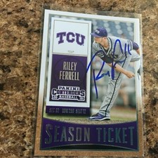 Riley Ferrell Signed 2015 Panini Contenders Auto Rc Houston Astros