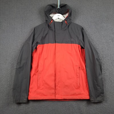 THE NORTH FACE Jacket Mens S Red Grey Venture DryVent Waterproof Rain  Coat UK