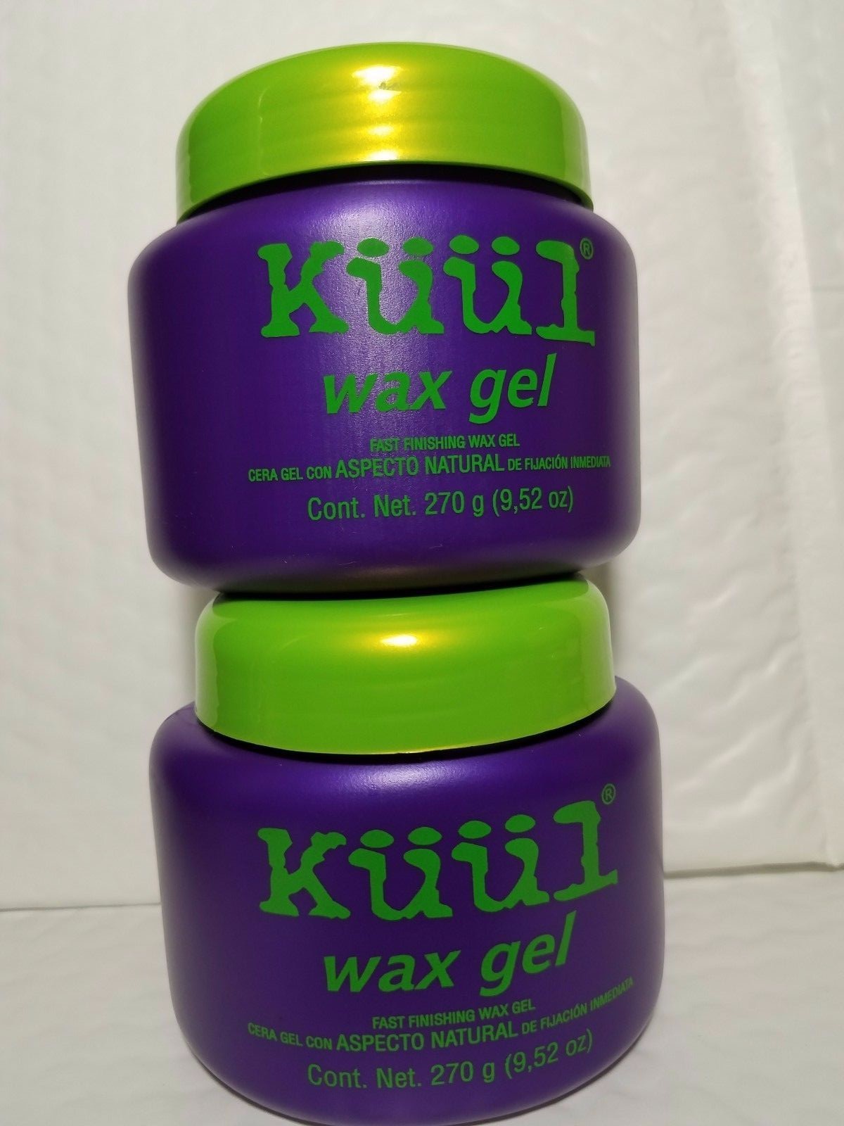 2 KUUL WAX GEL FAST FINISHING WAX GEL NET WT 9.52 OZ EACH MADE IN MEXICO eBay