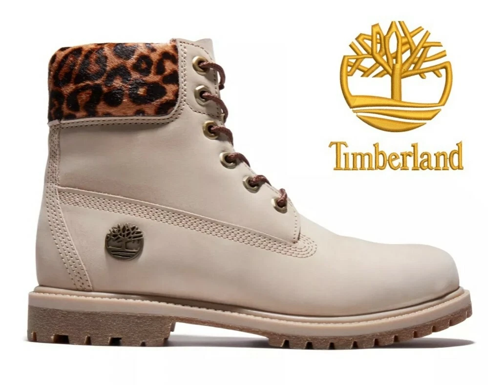 ?TIMBERLAND STIVALI IMPERMEABILI DA DONNA SAFARI GHEPARDO 6 POLLICI A2GY5 TAGLIA 6 5