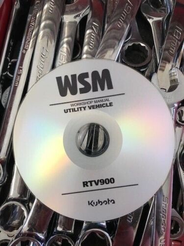 KUBOTA RTV900 RTV 900 SERVICE REPAIR MECHANIC SHOP MANUAL CD 2004 2005 2006