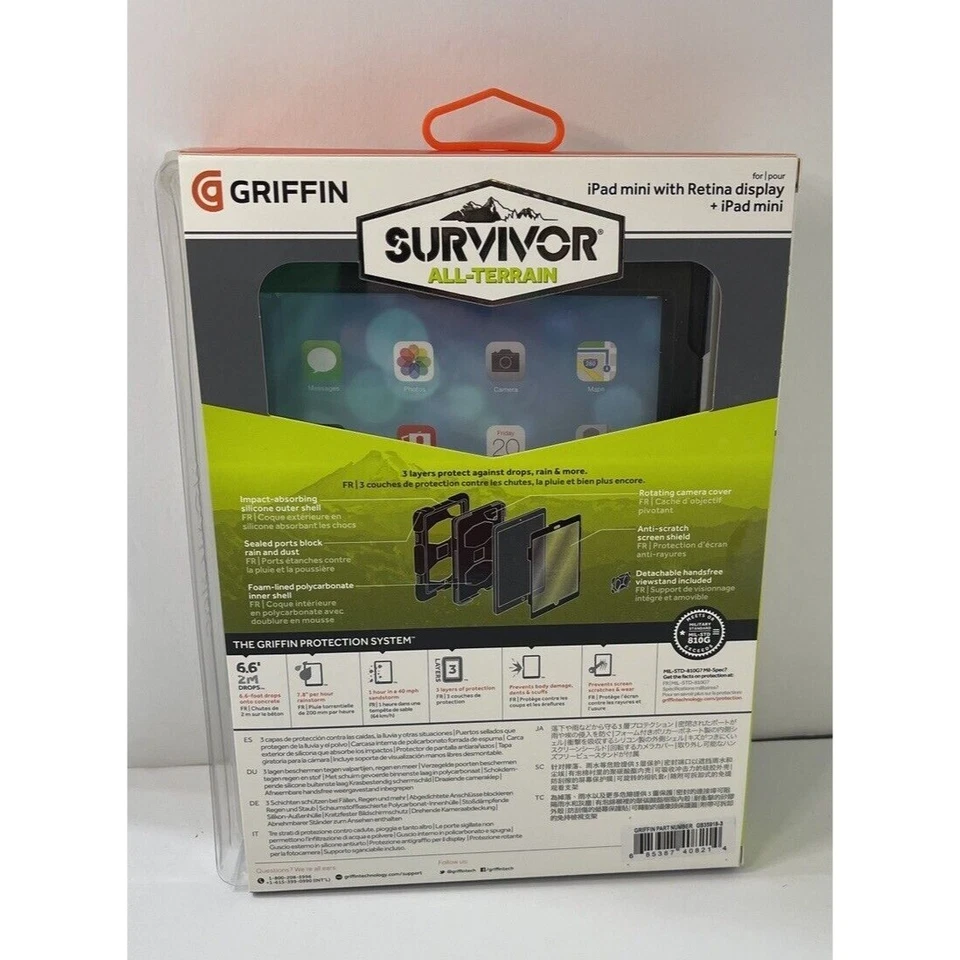 Griffin Survivor All-Terrain Case Stand iPad Mini with Retina Display iPad Mini - Image 2 of 3