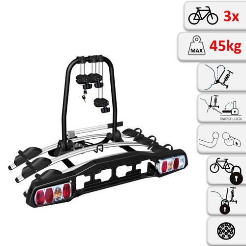 Fahrradträger für Anhängerkupplung für 3 Räder - VENTUS von XIMPLIO