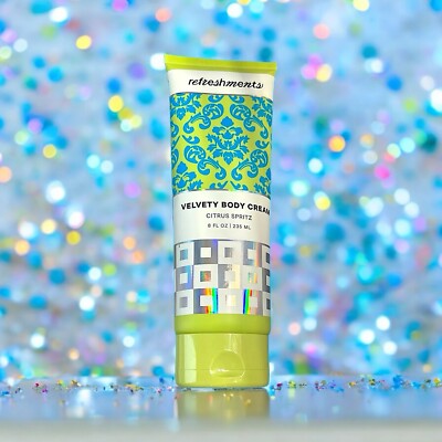 REFRESHMENTS VELVETY BODY CREAM CITRUS SPRITZ 8 Oz New Without Box