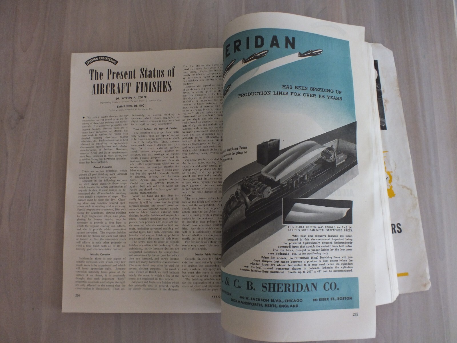 Aero Digest*July*1942*USA*WWII*Patriotic Conspiracy*American Flag*Sikorsky*Piper