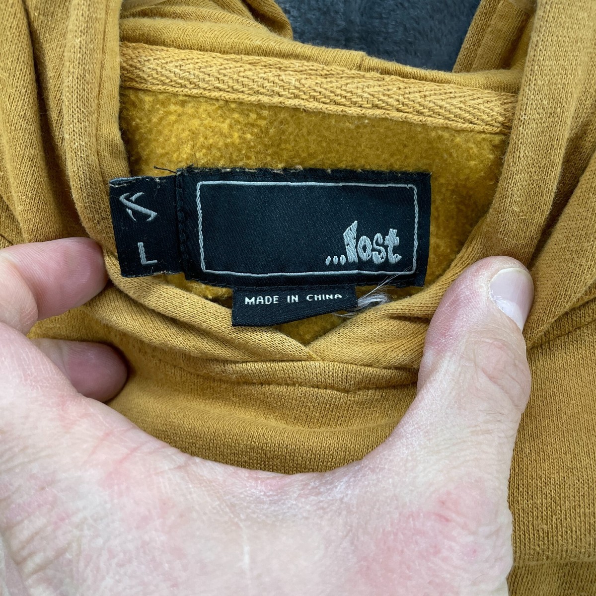 old LOST パーカー Lost enterprises Jacket Mens XL Removable Plaid Hoodie