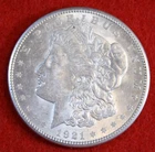 1921-S Morgan Liberty Dollar 90% Silver UNCirculated Coin MG529