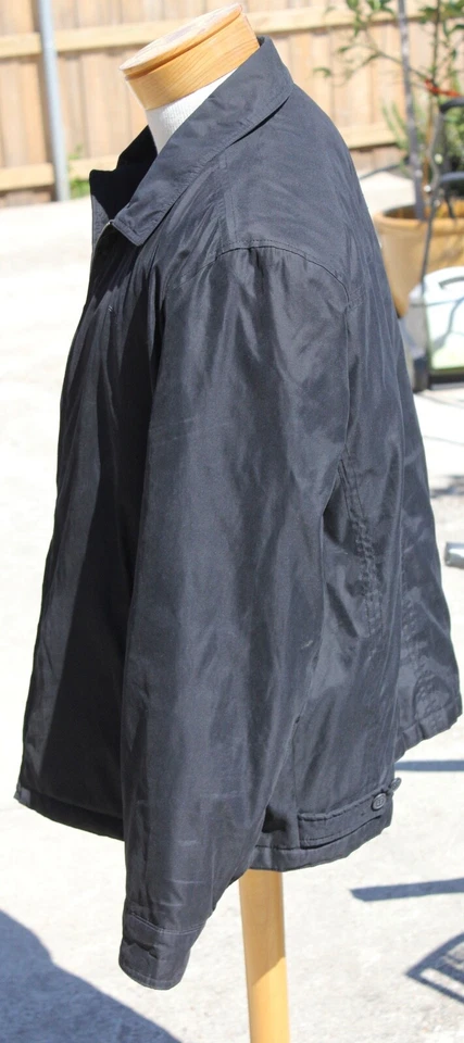 Chaqueta acolchada Dockers para hombre negra con cremallera frontal forro acolchado de poliéster RN 54163 talla L Foto 4 de 4